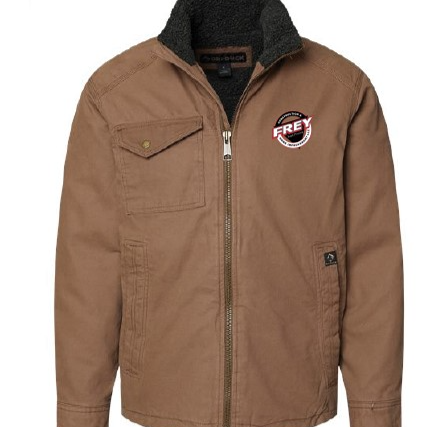 Khaki Jacket - DRI DUCK with Sherpa Lining  Main Image