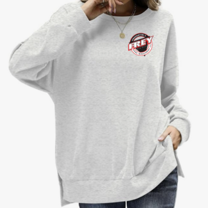 Heather Grey - Loose Fit Crewneck