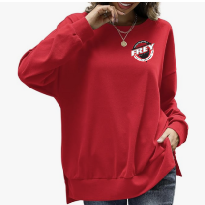 Red - Loose Fit Crewneck