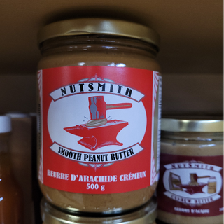 Nutsmith Peanut Butter, Smooth 500g