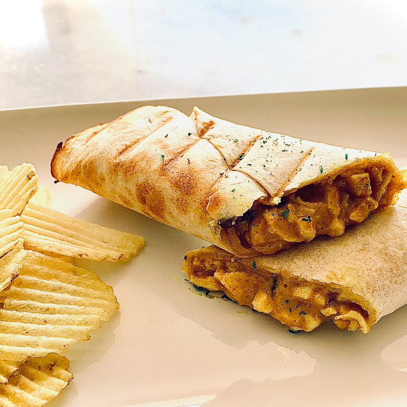 Mild Curried Chicken Wrap Main Image