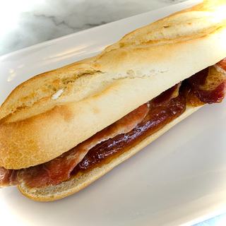 Roll with Bacon & Sausage