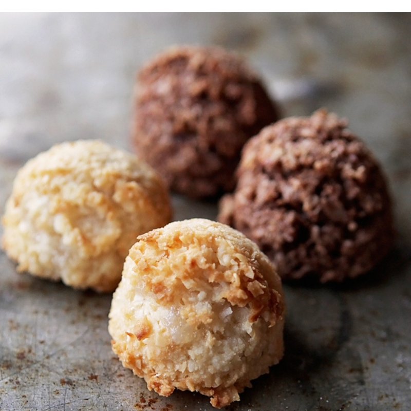 4 pack Chocolate Coconut Macaroons (GF) Large Image