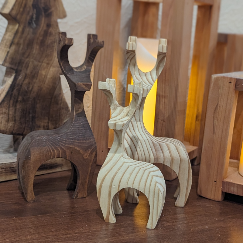 Bandsaw Reindeer (set of 3) Main Image