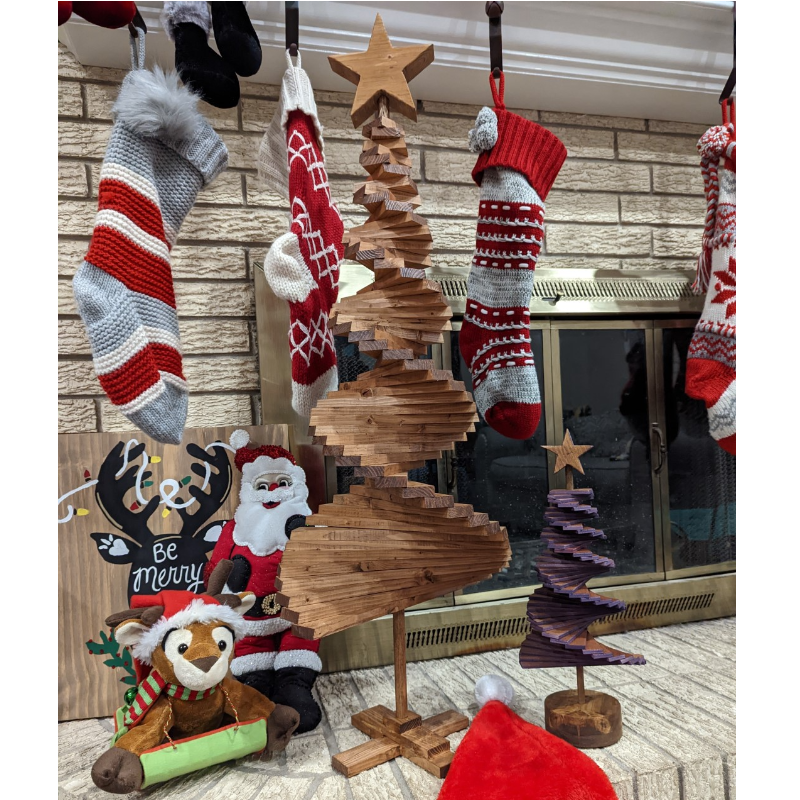 3' Spiral Christmas Tree - Thumbnail (Preview) 3