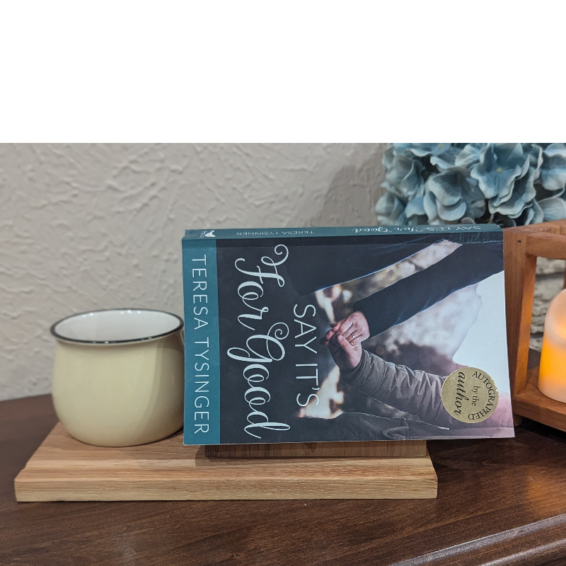 Pecan Book/Tablet Holder with Coaster - Thumbnail (Preview) 3