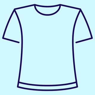 Short Sleeves T-Shirt, Light Blue 