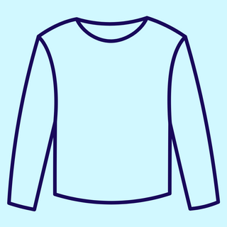 Long Sleeve T-Shirt, Light Blue