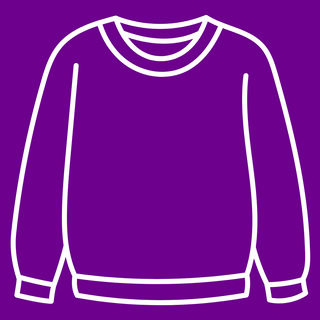 Crewneck Sweatshirt, Plum Purple