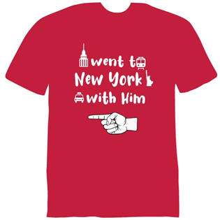 I went to New York with Him S-XL (PINK)