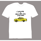 KIDS I SURVIVED NY CAB RIDE WHT 2T-XS TK- SURTAXI WHT