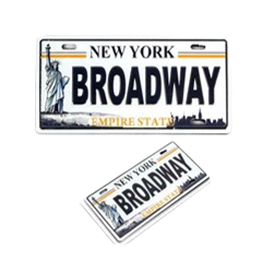 LARGE Broadway LICENSE PLATE MAGNET 83782