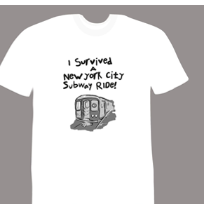 SUBWAY SURVIVE White S-XL NYS-W 