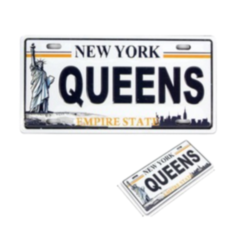 Queens License Plate 83791 