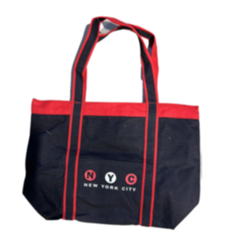 NYC black tote bag STC0192240