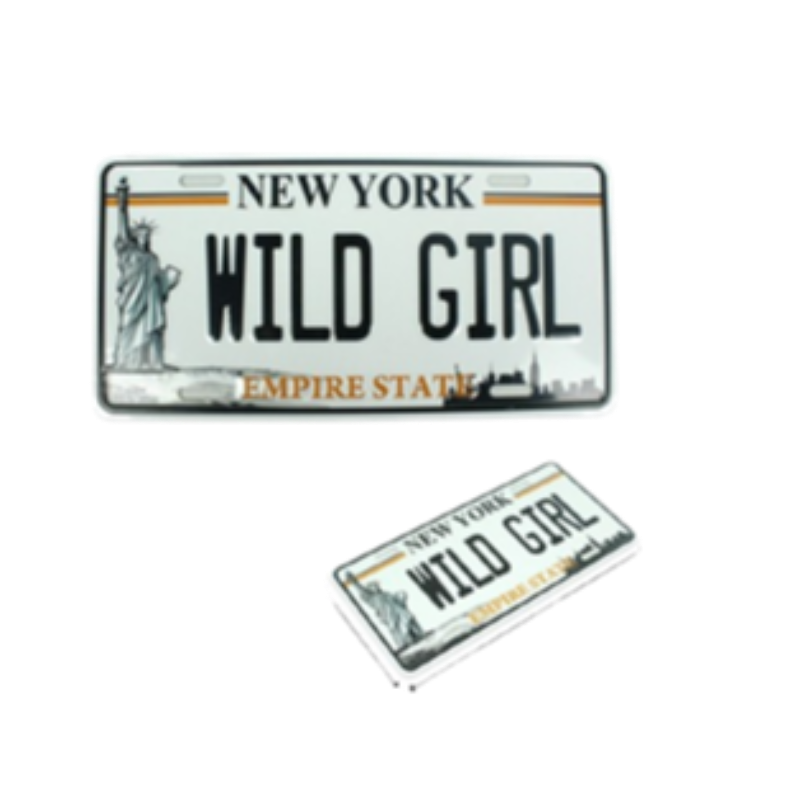 WILD GIRL LICENSE PLATE A1524