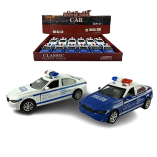 1:32 BMW police Diecast Car w LightMusic. LY558