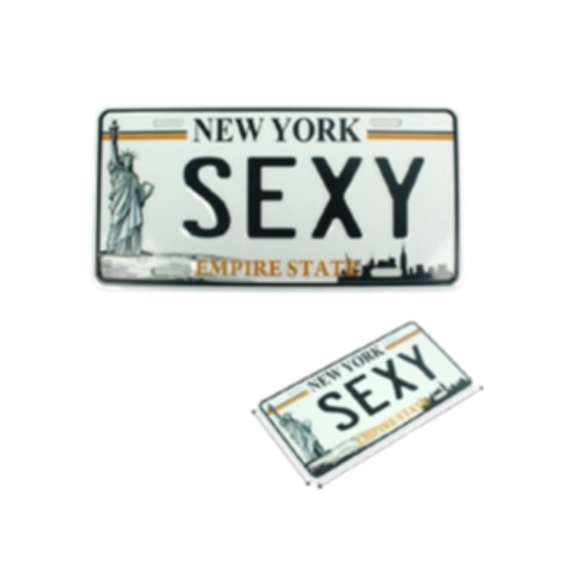 SEXY LICENSE PLATE A1526 