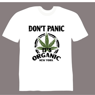 DONT PANIC ITS ORGANIC T SHIRT XXL NYC-WEED W XXL