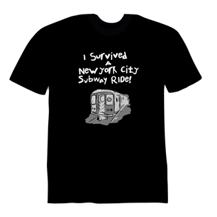 SUBWAY SURVIVE BLACK S-XL NYS-B