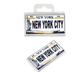 SMALL New York City LICENSE PLATE MAGNET 83777