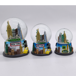 skyline snow globe NYC-SN07 