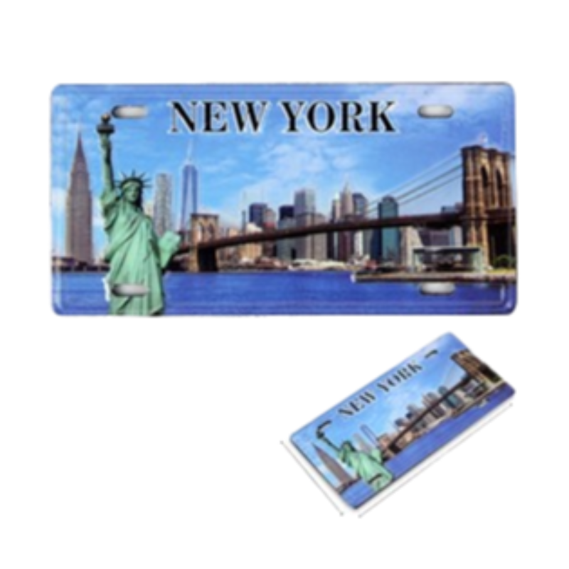 Brooklyn bridge License plate 83798