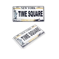 SMALL  Time Square License Plate 83953