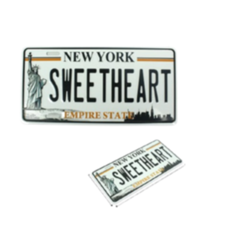 SWEETHEART LICENSE PLATE A1527