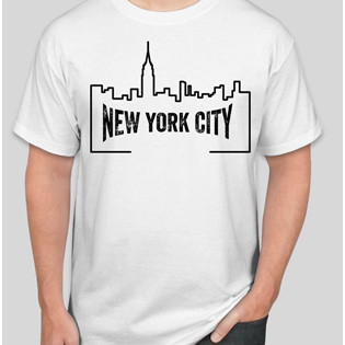 New York City White/Black NYS-NYC S-XL 