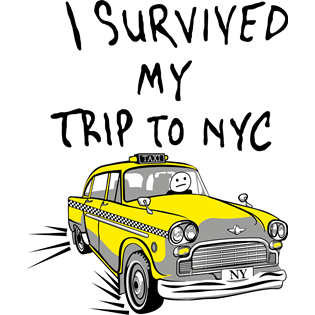 I SURVIVED MY TRIP TO NYC STICK FIGURE CAB XXL NT-WXXL