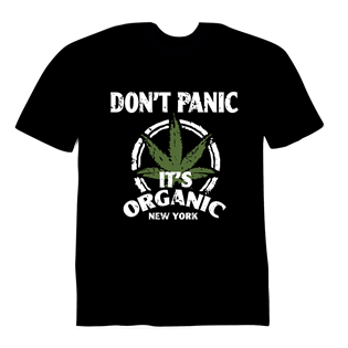 DONT PANIC BLACK XXL NYS-WEED BLACK XXL