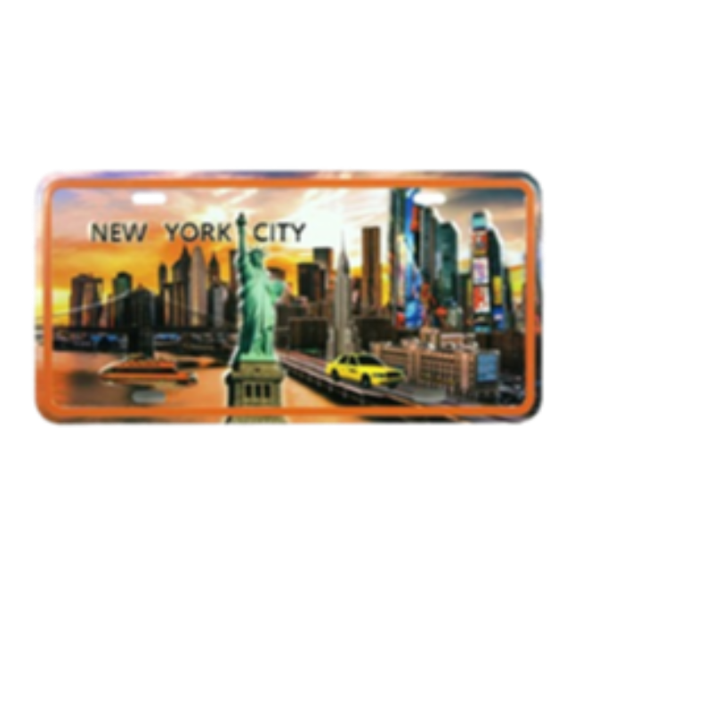 Statue of Liberty Color License Plates 376812