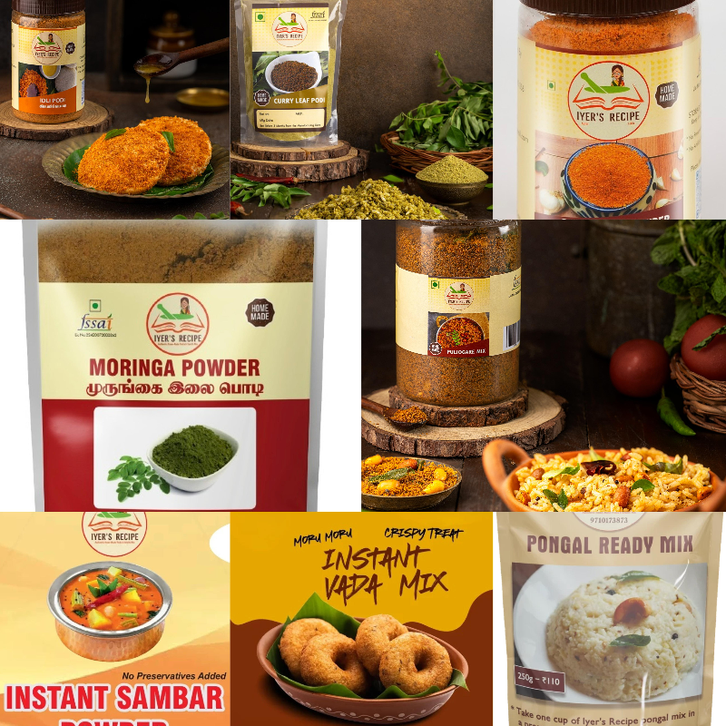 Chutney Podis & Instant Mix