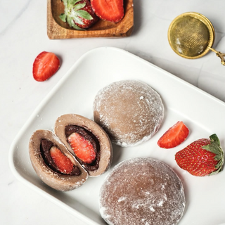 Strawberry Ovomaltine Daifuku