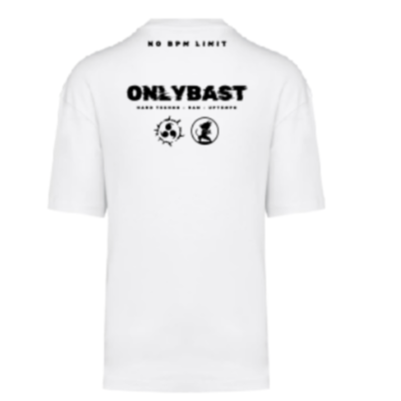 T-shirt Oversize blanc Onlybast