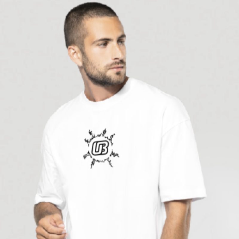 T-shirt Oversize blanc Onlybast