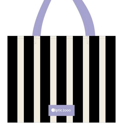 (D015671) Sac rayures noires