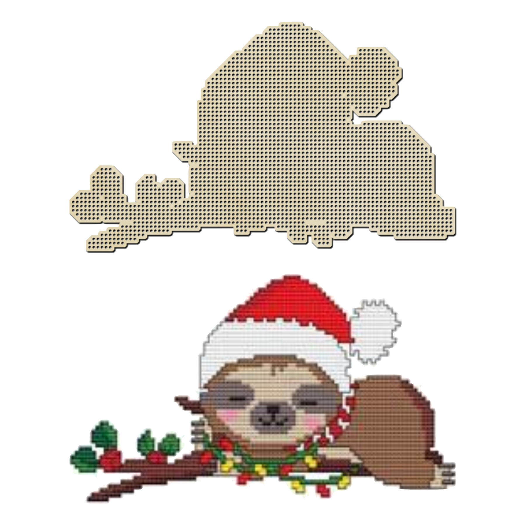 CHRISTMAS SLOTH SLEEPING Main Image