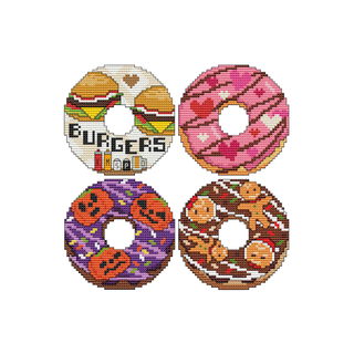DONUT SMALL Counted Cross Stitch Chart