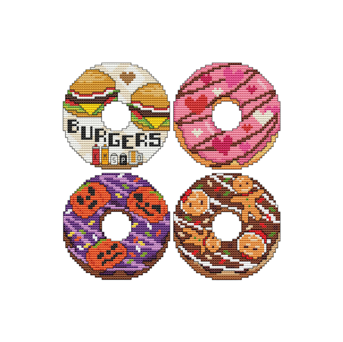 DONUT SMALL Counted Cross Stitch Chart Main Image