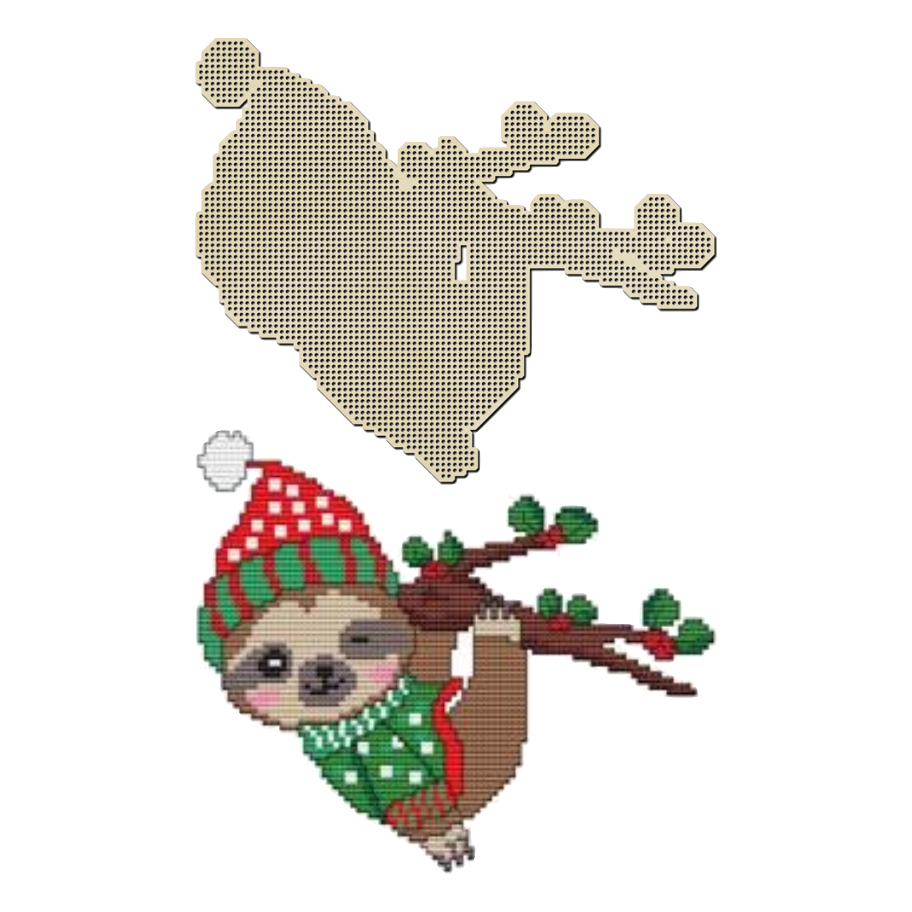 CHRISTMAS SLOTH HANGING Main Image