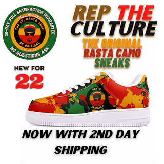 Rasta Shop Camouflage Leather Sneakers