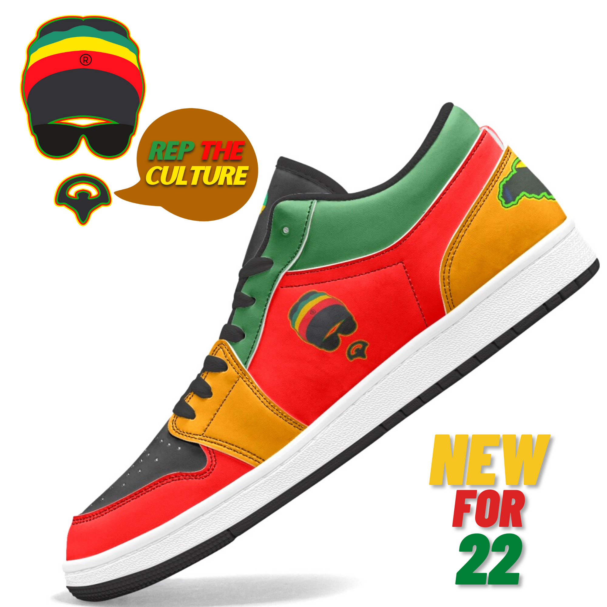 Rasta Shop 2 Low-Top Sneakers Main Image