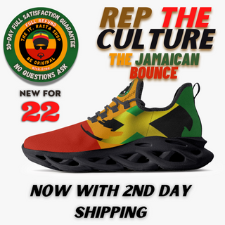 Rasta Shop Jamaican Bounce Mesh Knit Sneakers