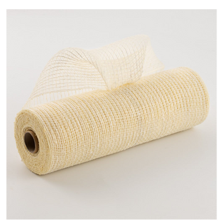 Metallic Netting Ivory