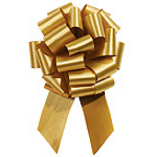 #5 (Small) Pull Bows Gold