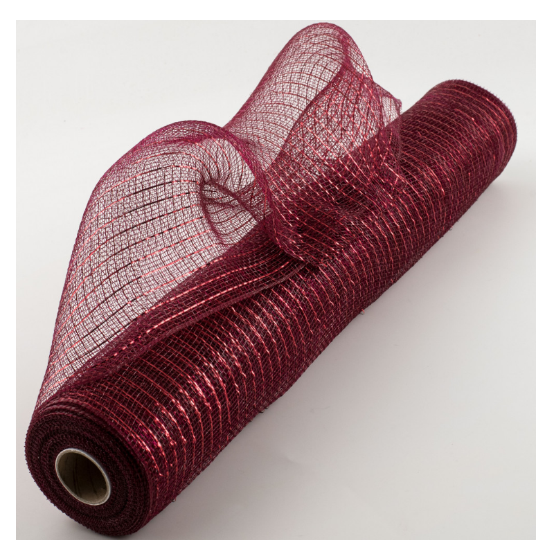 Metallic Netting Burgundy Main Image