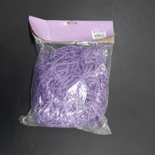 Crinkle Shredded Paper Purple