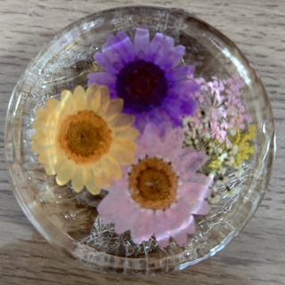 水晶花草皂 + 夢幻星空皂